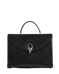 Giorgio Armani Smooth Leather Top Handle Bag