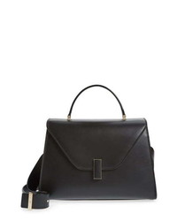 Valextra Iside Leather Suede Bag