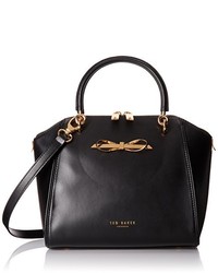 Ted Baker Lailey Metal Slim Bow Leather Sml Tote Top Handle Bag