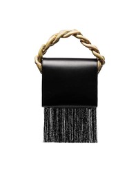 MARQUES ALMEIDA Marquesalmeida Black Chunky Chain Fringe Shoulder Bag