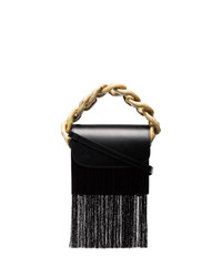 MARQUES ALMEIDA Marquesalmeida Black Chunky Chain Fringe Shoulder Bag