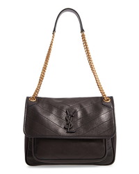 Saint Laurent Medium Niki Lambskin Leather Shoulder Bag