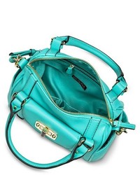 Merona Mini Satchel Faux Leather Handbag With Removable Crossbody Strap