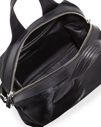Givenchy Nightingale Medium Leather Satchel Bag Black
