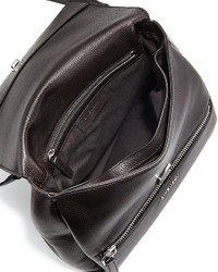 Givenchy Pandora Pure Small Leather Satchel Bag Black