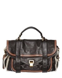 Proenza Schouler Ps1 Medium Shearling And Leather Satchel