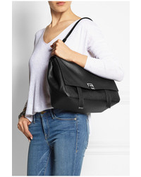 Proenza Schouler Ps Courier Large Textured Leather Shoulder Bag