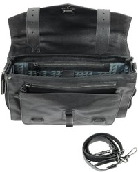 Proenza Schouler Ps1 Medium Black Lux Leather Satchel Bag