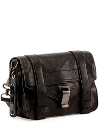 Proenza Schouler Ps1 Mini Luxe Leather Crossbody Bag Black