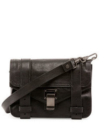 Proenza Schouler Ps1 Mini Luxe Leather Crossbody Bag Black