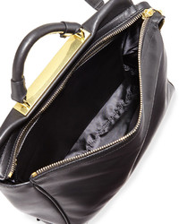 3.1 Phillip Lim Ryder Leather Satchel Bag Black