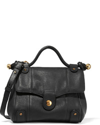See by Chloe See By Chlo Dixie Textured Leather Shoulder Bag Black