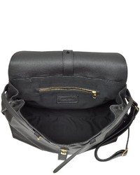 See by Chloe See By Chlo Lizzie Black Grained Leather Satchel Bag