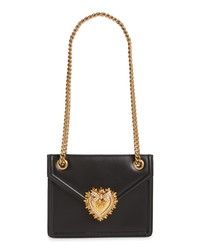 Dolce & Gabbana Small Devotion Leather Shoulder Bag
