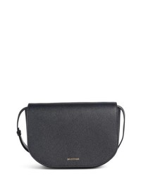 Balenciaga Small Ville Logo Leather Saddle Bag