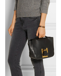 Sophie Hulme Soft Flap Mini Leather Shoulder Bag