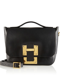 Sophie Hulme Soft Flap Mini Leather Shoulder Bag