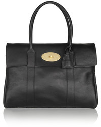 Mulberry The Bayswater Textured Leather Tote Black