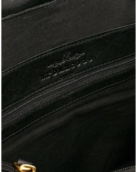 Urban Code Urbancode Leather Black Flapover Shoulder Bag