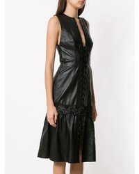 Clé Panelled Leather Dress