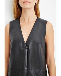 Forever 21 Contemporary Faux Leather Shift Dress
