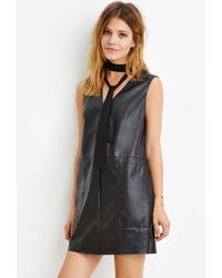 Forever 21 Contemporary Faux Leather Shift Dress