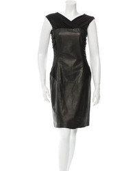 Alberta Ferretti Leather Dress