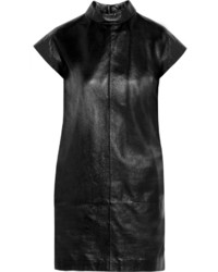 Saint Laurent Leather Mini Dress