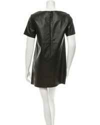 Veda Leather Shift Dress