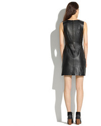Madewell Paneled Leather Dress