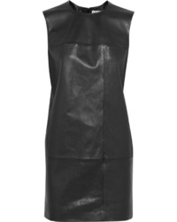 Saint Laurent Mondrian Leather Shift Dress