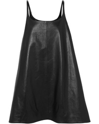 Prada Reversible Leather Mini Dress