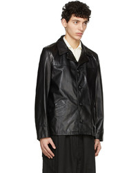 Schott Black Car Leather Jacket
