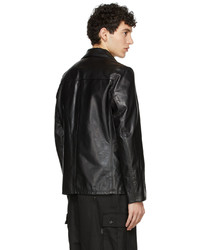 Schott Black Car Leather Jacket