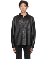 FREI-MUT Black Car Leather Jacket