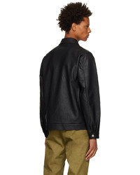 Séfr Black Dante Faux Leather Jacket