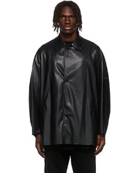 N. Hoolywood Black Faux Leather Jacket