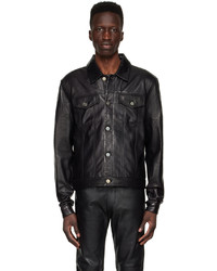 BLK DNM Black Jeans 25 Leather Jacket