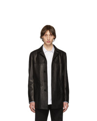 Neil Barrett Black Leather Jacket