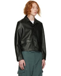 Second/Layer Black Mad Dog Leather Jacket