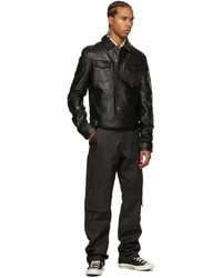 Winnie New York Black Sheepskin Leather Jacket
