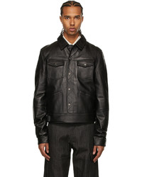 Winnie New York Black Sheepskin Leather Jacket