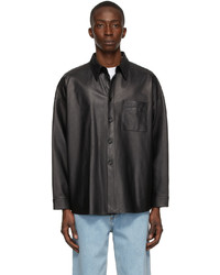 Marni Black Soft Leather Jacket