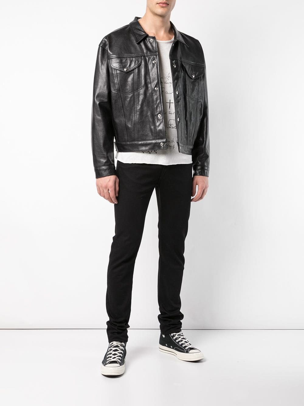 Enfants Riches Deprimes Enfants Riches Dprims Leather Jacket, $5,767 ...