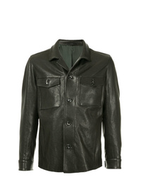 Ajmone Nubuck Leather Jacket