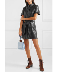 Nanushka Roberta Vegan Leather Mini Dress