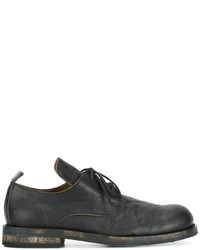 Ann Demeulemeester Washed Effect Lace Up Shoes