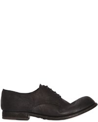 Officine Creative Brushed Horse Leather Lace Up Shoes