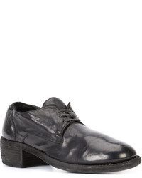 Guidi Chunky Heel Lace Up Shoes