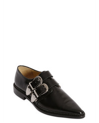 Toga Pulla 20mm Brushed Leather Buckle Shoes